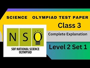 Science Olympiad test paper class 3 level 2 set 1/ preparation test paper / sof / practice paper