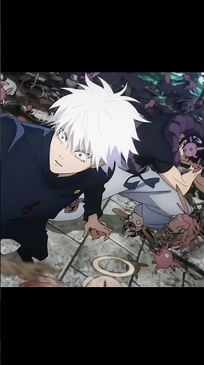 "gojo cursed technique lapse blue on toji " jujustu kaisen #anime #jujutsukaisen