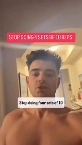 Stop spamming 4 sets of 10 reps 臘‍♂️ Progressive overload key. Either add weight or improve form each week. Muscle growth comes from intensity. Not volume. I love doing 2 sets of 5-8 reps on compounds lifts. | Jeremy De Simone | Facebook