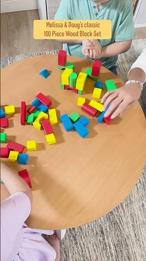 Melissa & Doug | 100-Piece Wood Blocks Set