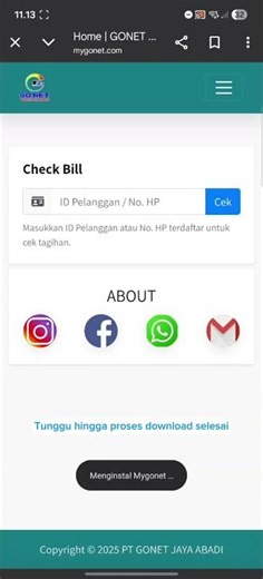 TUTORIAL INSTAL APLIKASI MYGONET