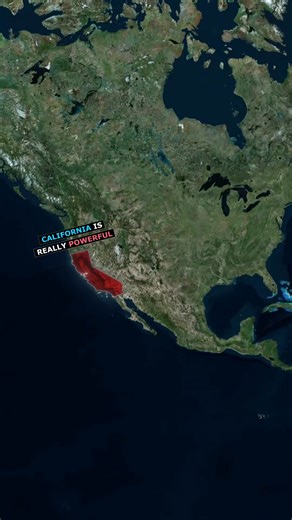 California is really powerful #map #geography #facts | Facts Knowledge Sharing
