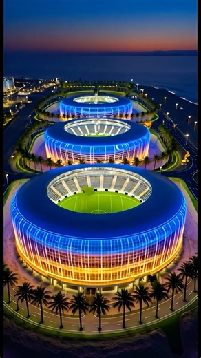 The Ocean Metamorphosis: 24s Epic Neo-Futuristic Stadium Construction! 🌊🏟️