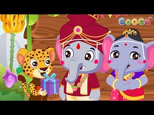 हाथी राजा की शादी, Hathi Raja Ki Thi Shadi, Kids Rhymes & Funny Cartoon Videos for Toddlers