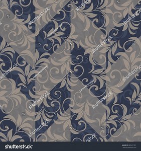 Seamless Damask Pattern Vintage Ornament Use Stock Vector (Royalty Free) 689451781 | Shutterstock