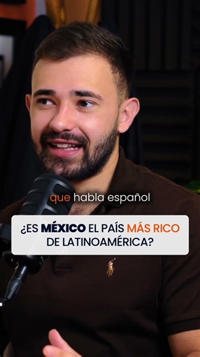 ¿Es México el país MÁS RICO de Latinoamérica? 🤑🇲🇽 #shorts