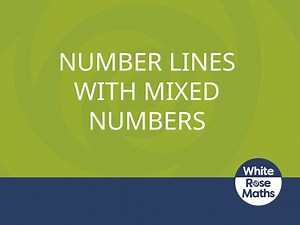 Y4 Spring Block 3 TS4 Number lines with mixed numbers