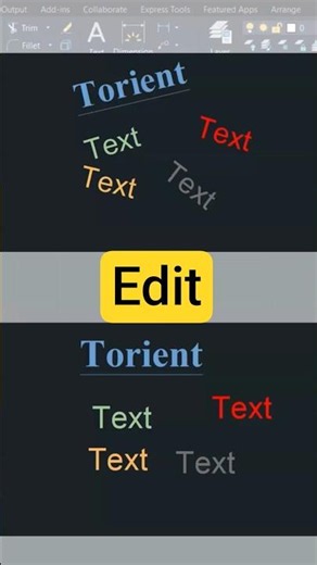 AutoCAD TORIENT – Align Text with Any Line Instantly!