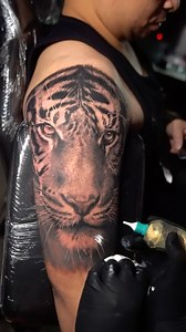 107K views · 7.2K reactions | Realistic Tiger Tattoo Tutorial Artist Dice Ceballos | Laguna Southside Tattoo | Facebook