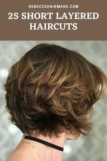 25 Short Layered Haircuts short hair with bangs and layers