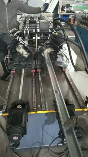 C & U Channel Roll Forming Machine Dual Outlet Drywall Stud & Track Machine