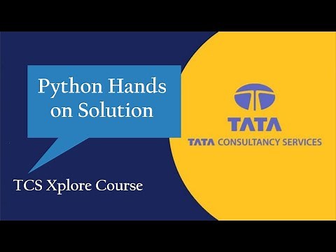 TCS Python hands on Solutions | TCS Xplore Hackerrank Python 2020 | TCS Xplore Course Solutions
