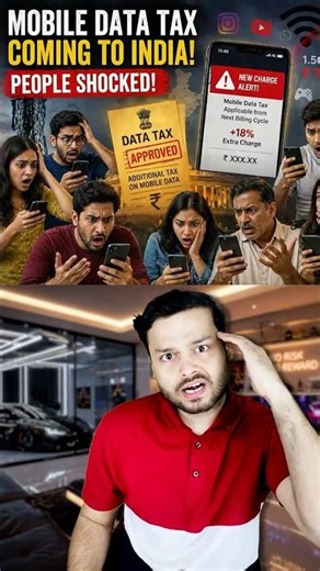 ₹1 / Per GB - New 'Mobile Data Tax' SHOOK India #shorts