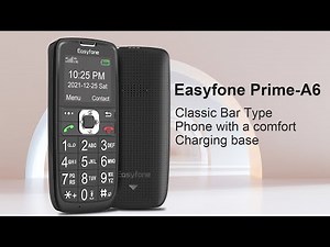 Easyfone Prime-A6 Simple Bar Type Senior Mobile Phone in 2022