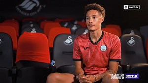 Rhys Williams' first interview as a Swan 🦢 Full video here 👉 bit.ly/3kCL2PX | JOMA | | Swansea City Football Club