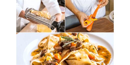 Make Slow Cooked Oxtail Pappardelle - Pasta Making Cooking Class in Houston | Classpop!™