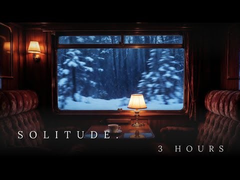 Fall Asleep on a Luxury Train in 3 Minutes 🚂 Heavy Snowstorm & Cozy Ambience