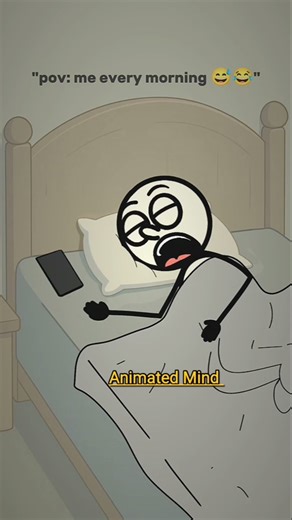 pov:Me every Morning😂 funny animation #MeEveryMorning #RelatableMornings #MorningRoutineUSA #viral