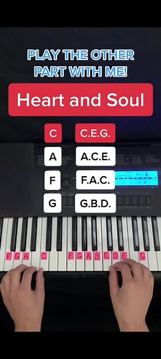 Heart and Soul Piano Duet Tutorial