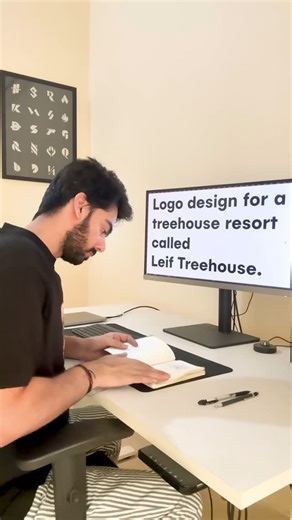 Keshav Grover on Instagram: "Logo design process for a treehouse resort called ‘Leif Treehouse’ is a calm space built among trees, using natural materials like timber and stone. It blends the warmth of traditional architecture with clean, minimal details. Every part is made with care, from exposed wood joints to balanced, thoughtful proportions. It’s not rustic or playful. It’s refined, peaceful and timeless. . The name Leif comes from the Old Norse word for “heir” or “descendant,” and is also c