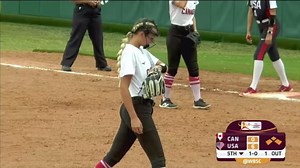 12K views · 99 reactions |  Game 18 Highlights 漏   Canada   USA Play-Offs WBSC U-18 Women's Softball World Cup Group C #SoftballWorldCupWU18 | WBSC | Facebook