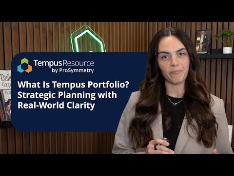 What Is Tempus Portfolio? Strategic Planning with Real-World Clarity