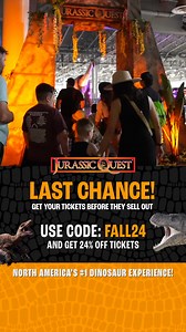 Make memories that are larger-than-life at Jurassic Quest in Fort Wayne, Indiana from November 22 - 24th at Allen County War Memorial Coliseum 🦕Meet baby dinos 🔦Dig for fossils 🦖Experience one-of-a-kind dinosaur rides 💫Craft & play! 🚨Act fast–grab your tickets before they go extinct! Get 24% off your order with code FALL24🚨 https://jurassicquest.shop/fortwayne-in *Attractions & Exhibits vary by show | Jurassic Quest