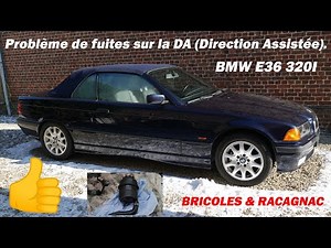 😨😥😨 Fuite d'huile sur la DA (direction assistée) + Purge DA sur E36 320I 😨😥😨