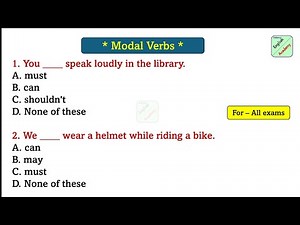modal verb practice set 4 #Advance English academy by Deepak Kr. For- All exams