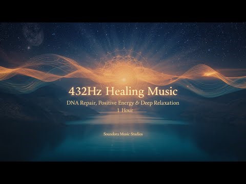 432Hz Healing Music 🌸 DNA Repair, Positive Energy & Deep Relaxation 1 Hour