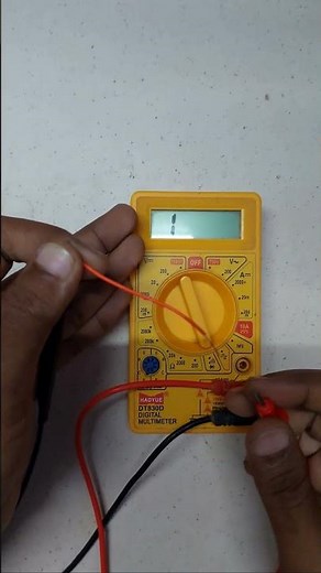how to test conductivity using multimeter