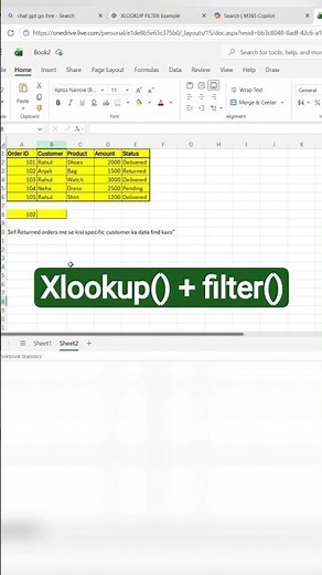 Excel XLOOKUP + FILTER Tutorial | Dynamic Data Analysis Made Easy!
