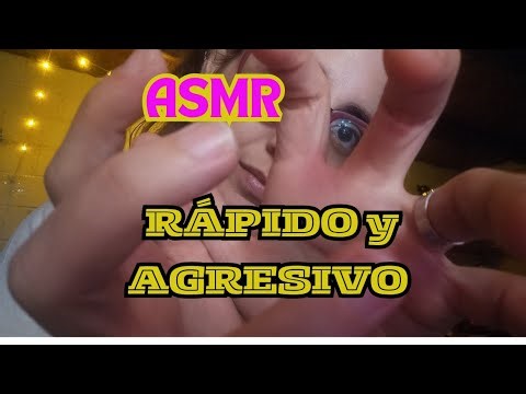 FAST & AGGRESSIVE ASMR 🤍 Hand Movements + Mouth Sounds (Instant Tingles)