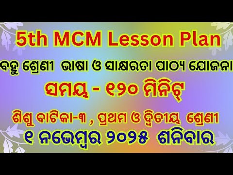 Demo Class Literacy Fln Multigrade Lesson Plan#fln #tlm#mcm#lessonplan#education