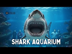 Learn about Sharks in 4K - Relaxing Ocean Sounds & Educational Aquarium Documentary Experience