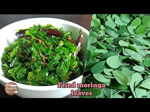 Fried Moringa leaves / theluli fai