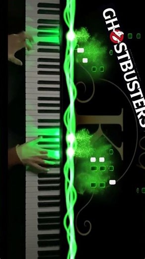 Ghostbusters - Theme Song - Piano Cover #shorts #ghost #piano