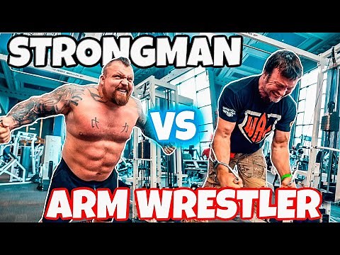 Strongman VS Arm wrestler Ft Devon Larratt