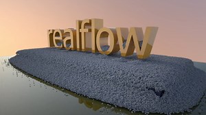 Wet Sand...with Realflow10 Maxwell render