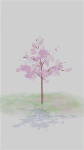 Sakura Tree | Blender Grease Pencil & Deep Paint