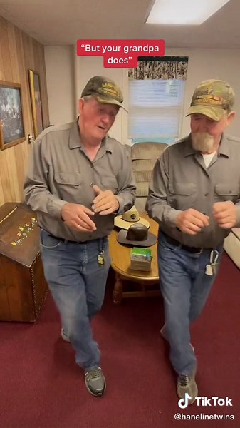 Old Man Twins Dance Tribute on TikTok