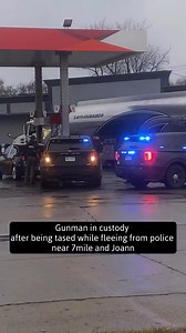 1.5K views · 549 reactions | Gunman in custody after being tased while fling from police 7mile and Joann | Marc D'Andre | Facebook