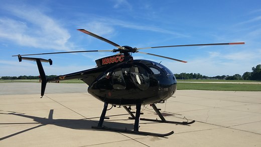 Why will a low-flying, black helicopter be hovering over parts of central Pa.?