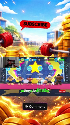 From NOOB to GOD in Roblox Bodybuilding 😳 #roblox #robloxshorts #newgameinroblox #fyp #fypシ゚viral