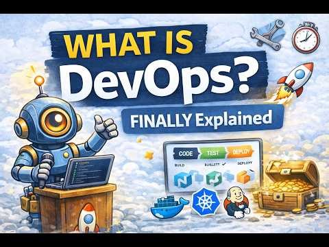 What is DevOps? FINALLY Explained (CI/CD, Pipeline, Tools & Real Example)