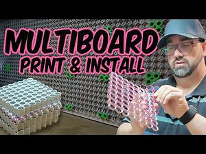 Goodbye Skadis Pegboard, Hello Multiboard – 3D Printed Stacks & Easy Wall Mounting | Vlog 10