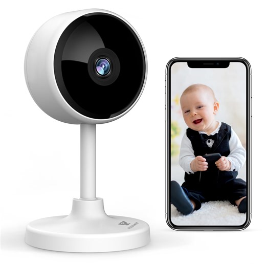 Indoor Security Camera, Littlelf 1080P WiFi Home Wireless Cam with 2-Way Audio, Motion Detection for Pet/Elder/Baby/Nanny Monitor