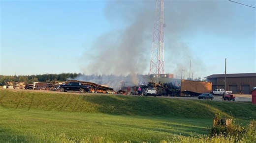 Fire destroys Legend Hills Orchard and Farm Market in Utica