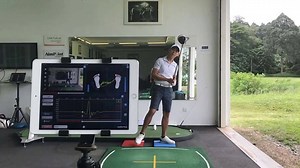Maxing the vertical forces with the use of Smart2Move Force Plates, and getting some zip into this swing. | Steven Giuliano Golf Coaching