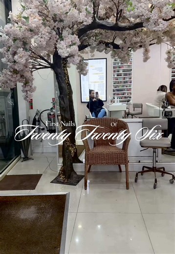 The original plan was white french tips, then I wanted navy ombré 3d french tips but ended up going for the base powder colour which is in between of milky white and baby pink #newnails #squarenails #frenchtip #newyearnewme #newyear2026